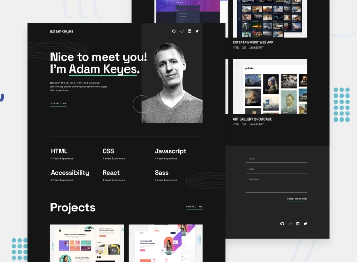 contact form
