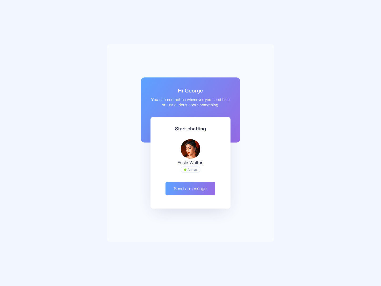 contact card