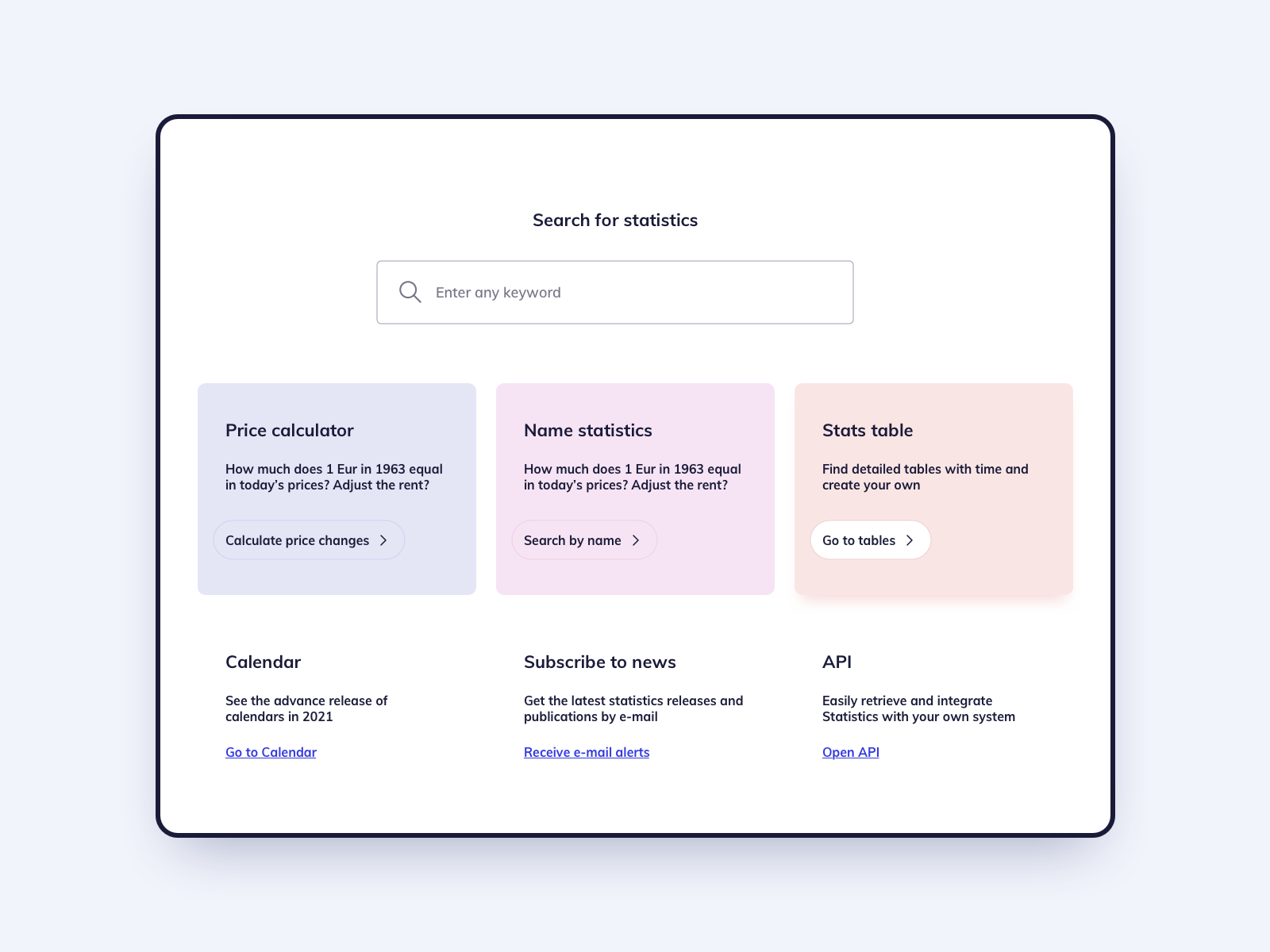 website card