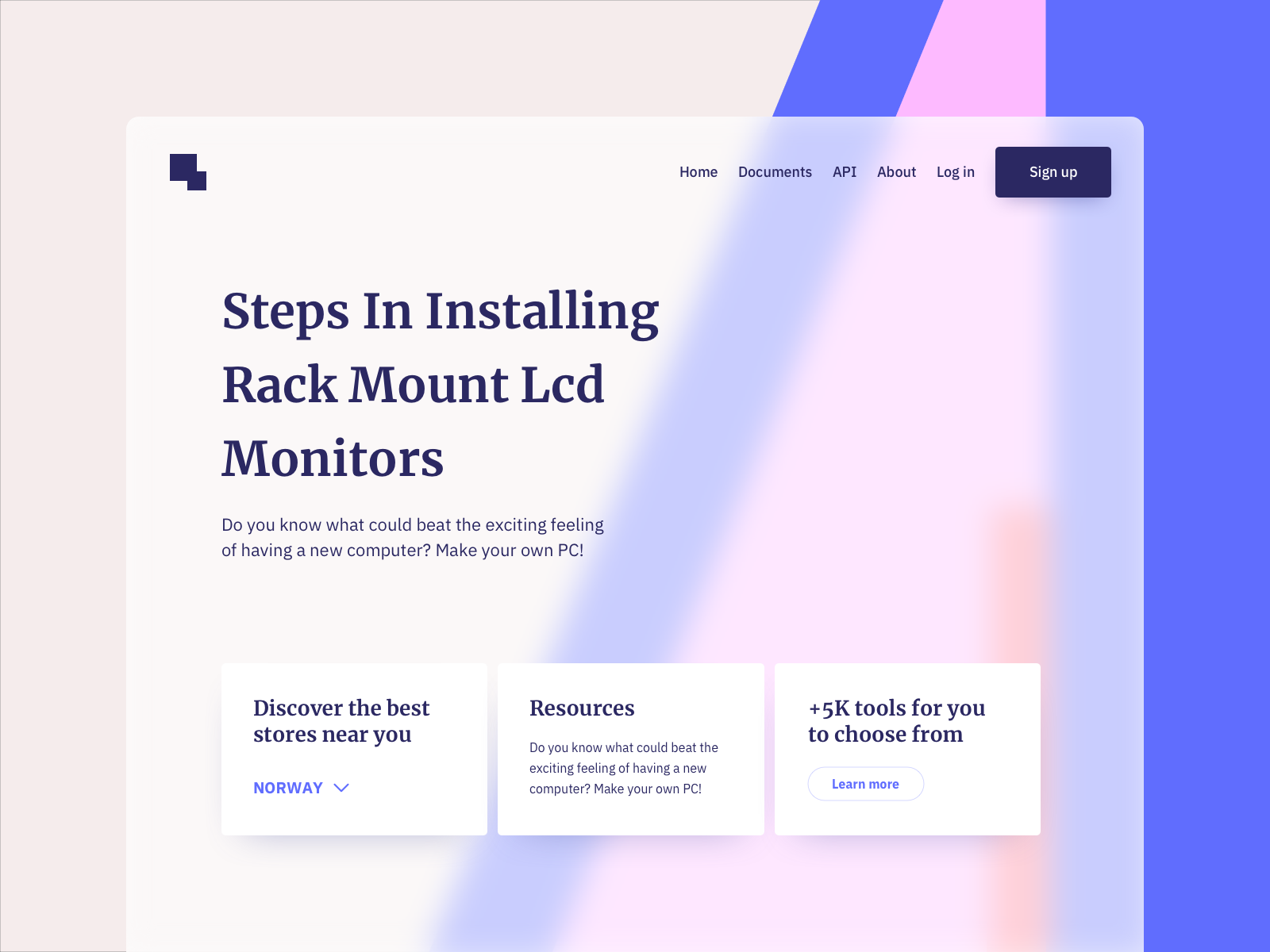 landing page website