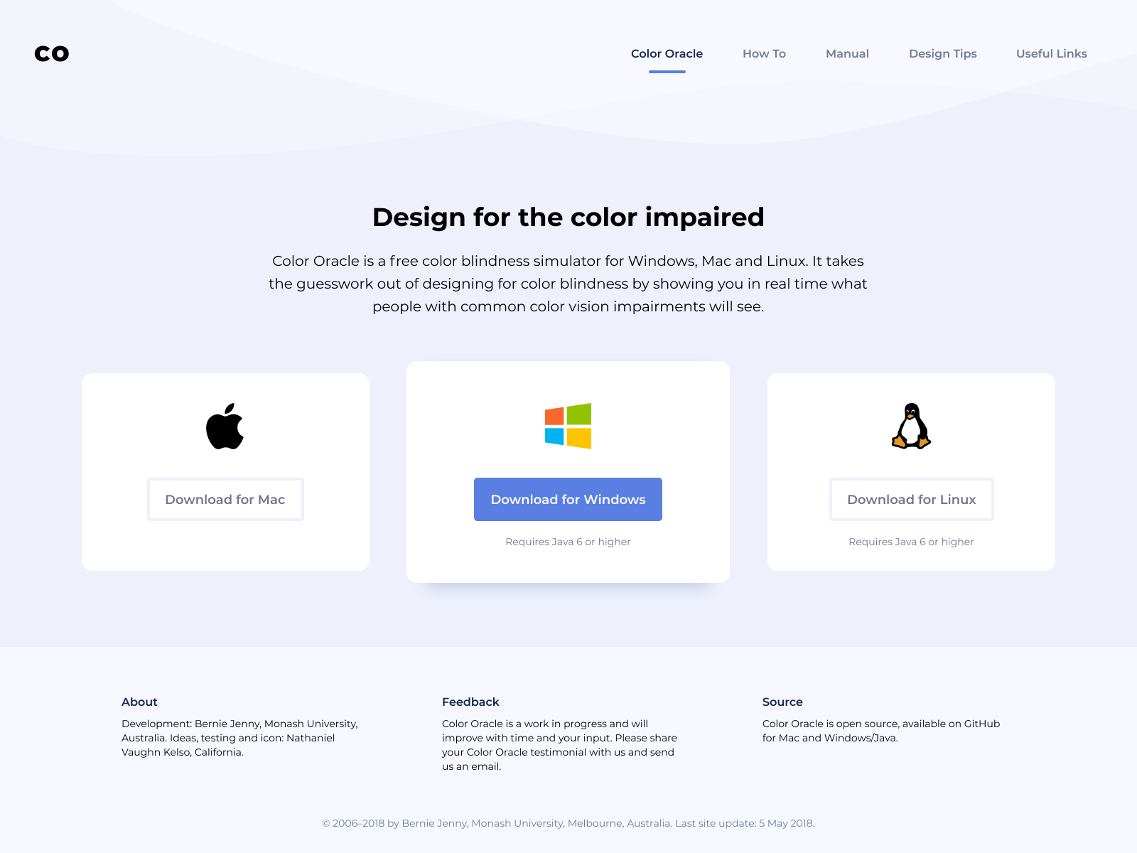 oracle landing page
