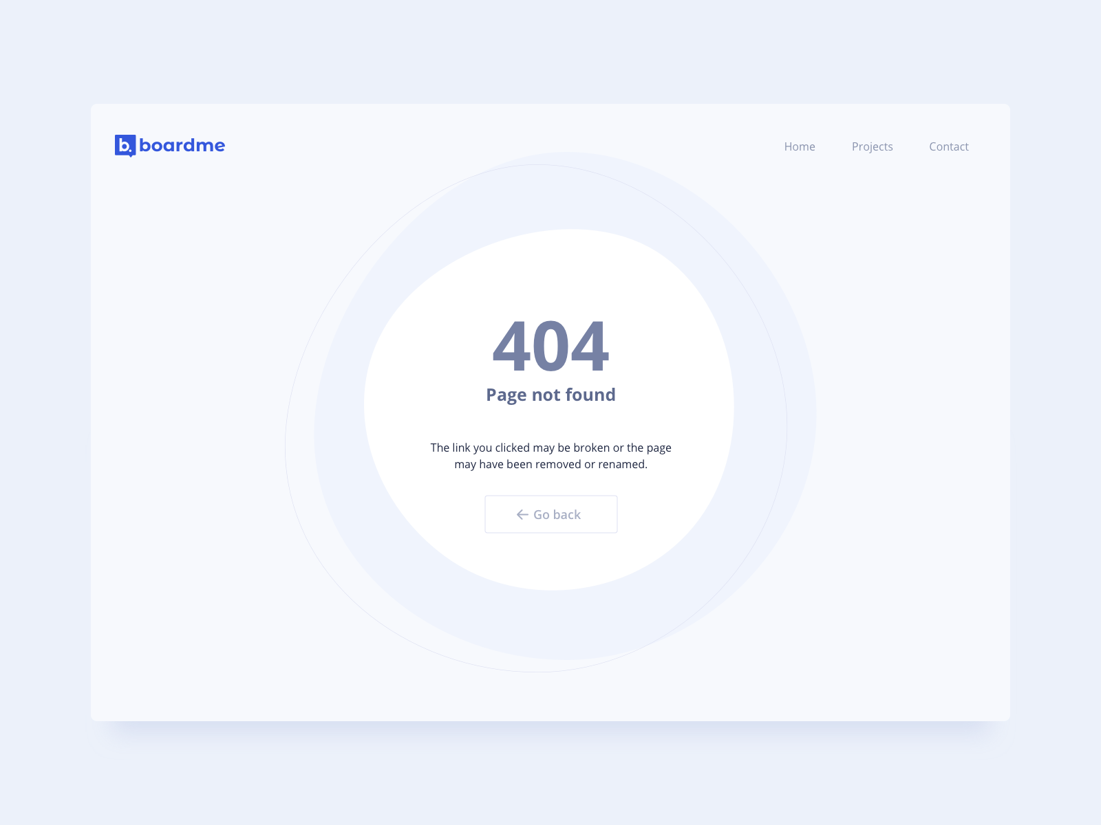error page message website